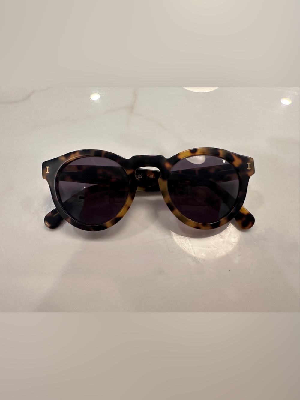Illesteva Leonard Tortoiseshell Designer Sunglasses